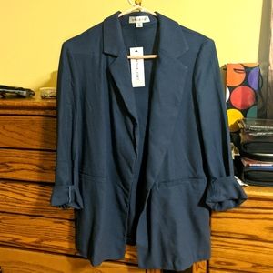 Blue Boyfriend Blazer